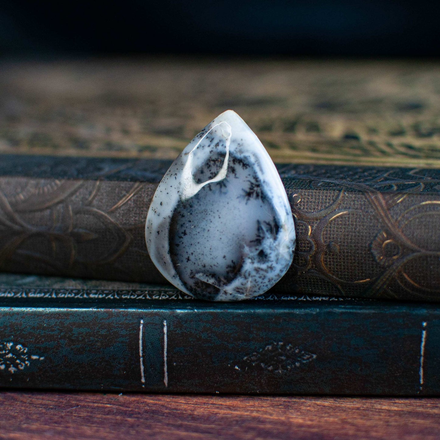 Agate Dendritique (Merlinite) | Cabochon