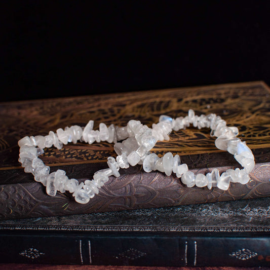 Bracelet Baroque en Péristérite | Perles irrégulières