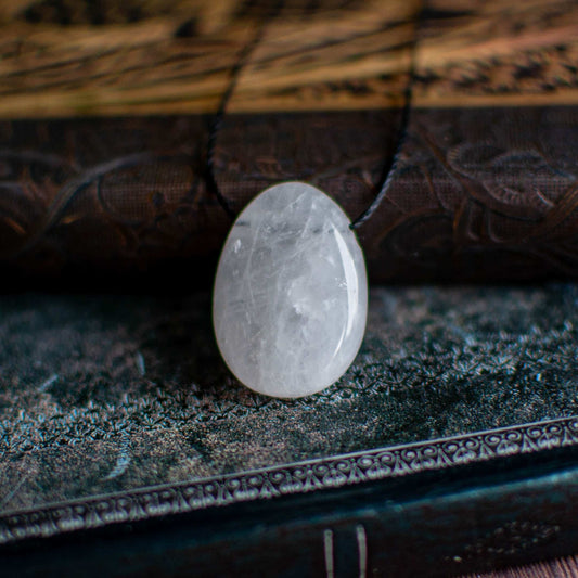 Cristal de Roche / Quartz | Pendentif Pierre Percée