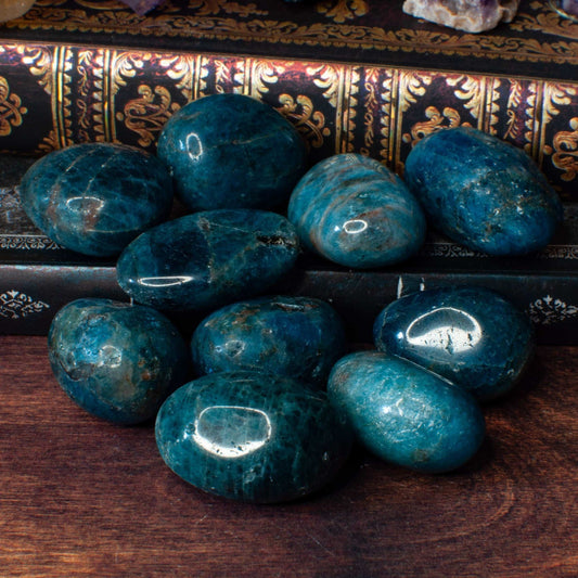 Apatite bleue | Pierre roulée