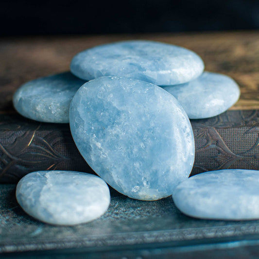 Calcite Bleue | Pierre Plate