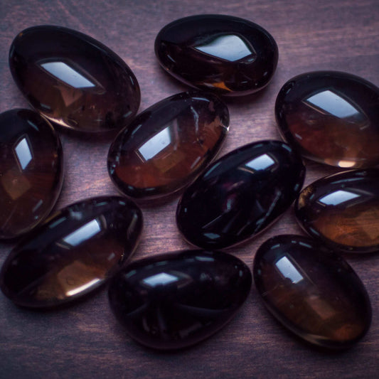 Quartz fumé sombre | Pierre roulée